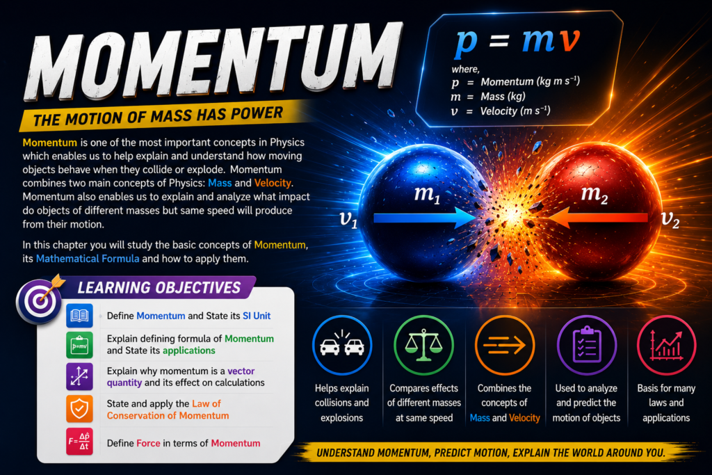 Understanding Momentum: Its Formula, Direction, Conservation, and Relation to Force Understanding Momentum: Its Formula, Direction, Conservation, and Relation to Force